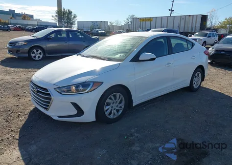 2018 Hyundai Elantra Se from USA, damaged, VIN 5NPD74LF0JH389229